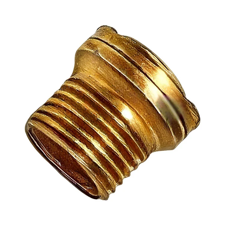 Brass Threaded Insert Flanged Step Bushing for Plastic and Metal Parts