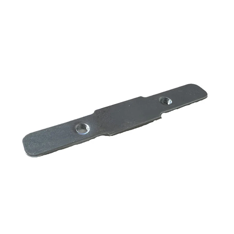 Flat Shaped Metal Furniture Connector With Screw Hole