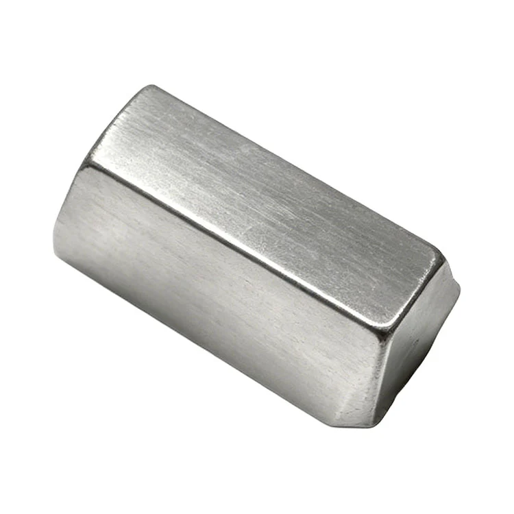 Hex Coupling Nut Threaded Connector For Rod Connection Aluminum Profile Construction Hardware