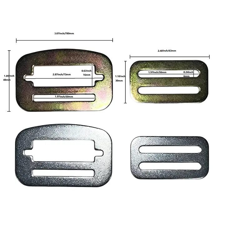 Metal Strap Slide Buckle Adjuster for Safety Belt And Outdoor Strap