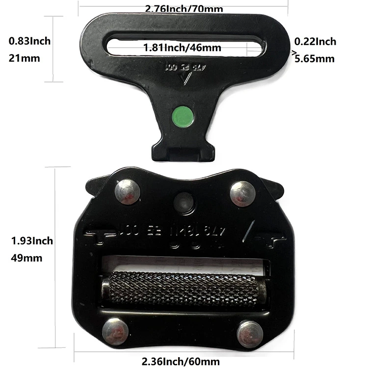 Easy One Hand Operation Quick Release Buckle for Backpack Waist Belt