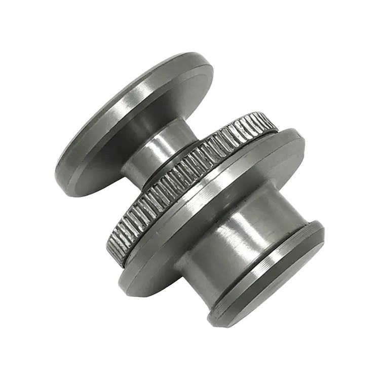 Industrial Double Flange Knurled Bushing for Press