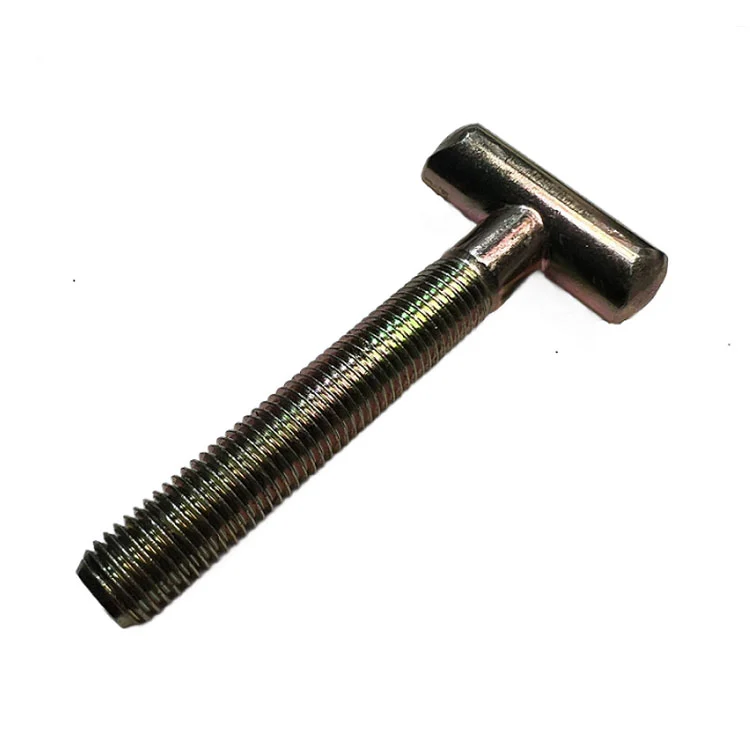 T Bolt For T Slot Aluminum Profile With Yellow Zinc Plating